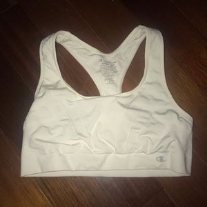 White Champion sports bra